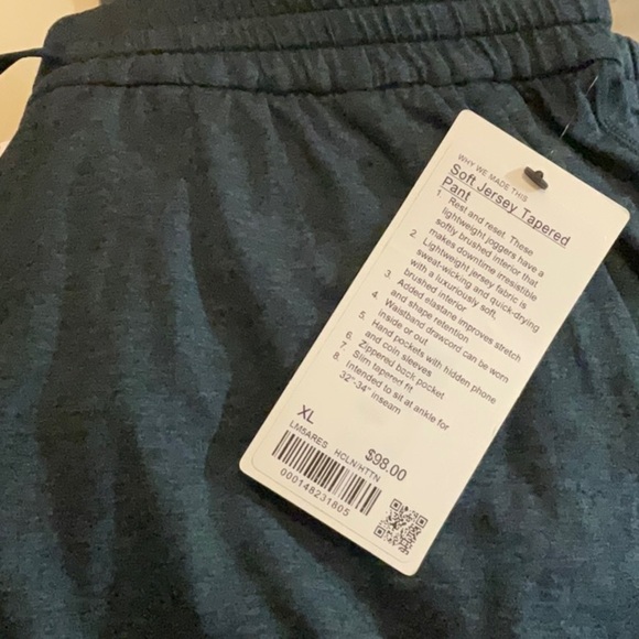 COPY - Soft Jersey Tapered Pant Regular - Picture 4 of 4